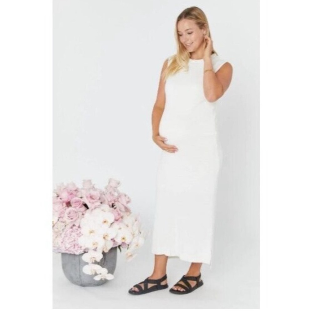 LEGOE Heritage Shift Knit Midi Dress